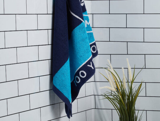 Spaces India Wimbledon 2022 Bath Towel - 100% Cotton- Dark Blue - view 2
