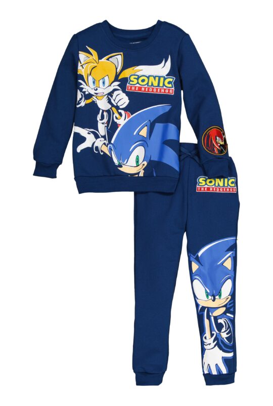sega Little Boys Sonic The Hedgehog Sweatshirt and Joggers Set