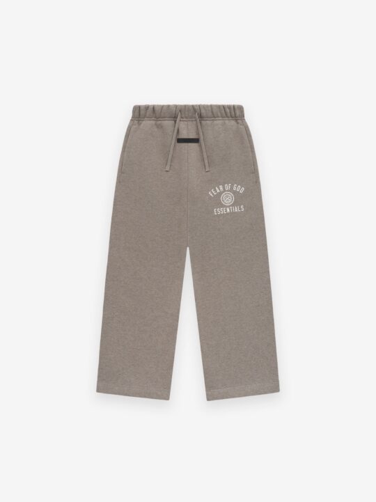 ESSENTIALS Kid's Fleece Relaxed Sweatpant – Heather Gray