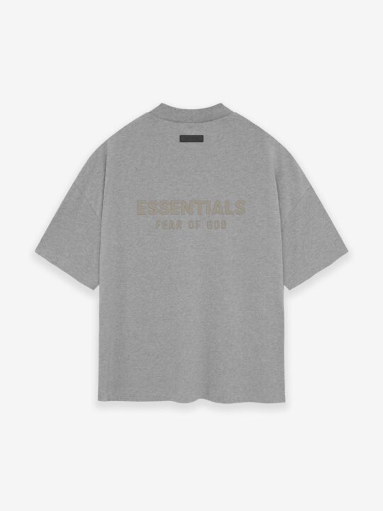 ESSENTIALS V-Neck Tshirt – Dark Heather Oatmeal