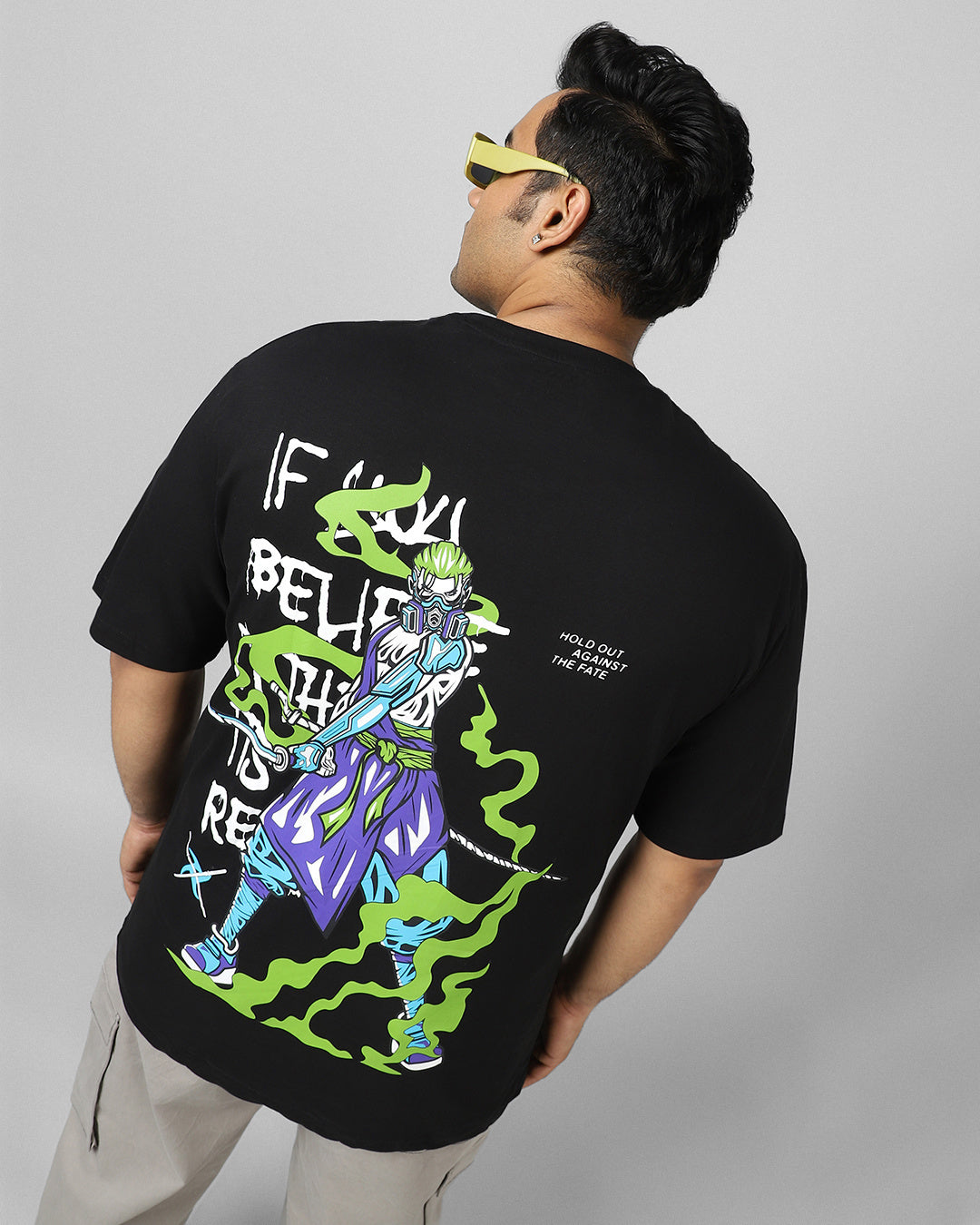 BlackTree Graphic Printed Oversized T-shirt - view 2