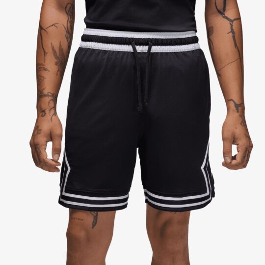 Jordan | Dri-fit Mesh Diamond Shorts { Black/white/white - view 2