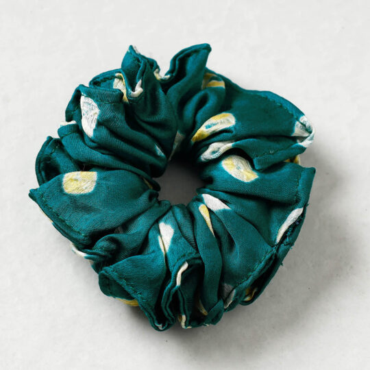 ITOKRI CRAFTS INITIATIVE Bandhani Tie-Dye Cotton Elastic Rubber Band/Scrunchie - view 2