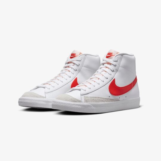 Nike | BLAZER MID '77 VINTAGE { WHITE/PICANTE RED-SUMMIT WHITE - view 2