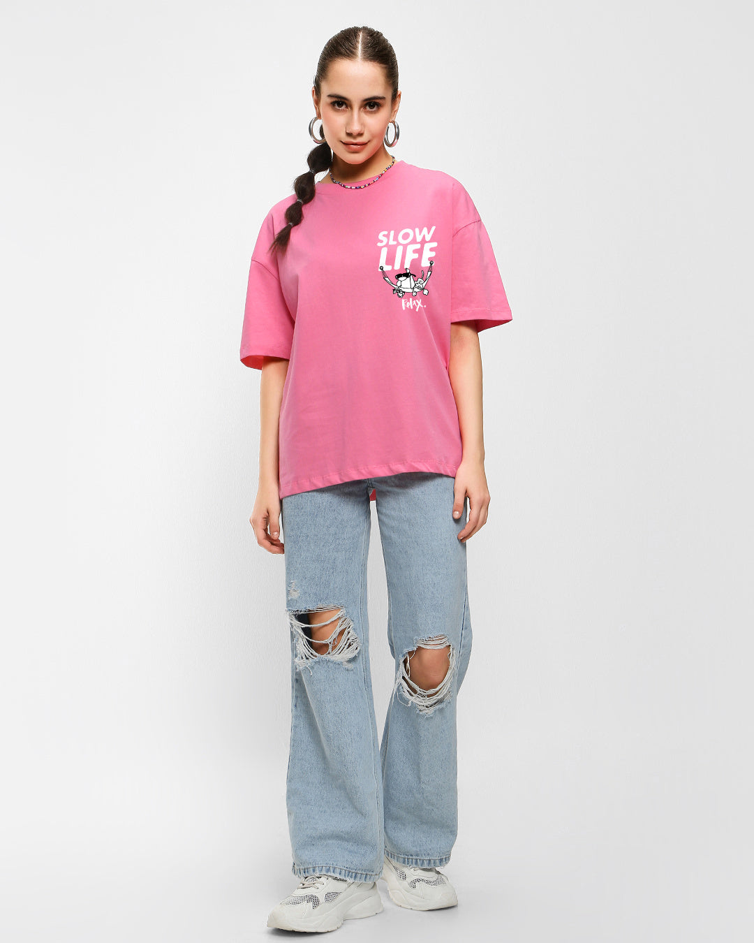BlackTree Graphic Printed Oversized Dresses - view 3