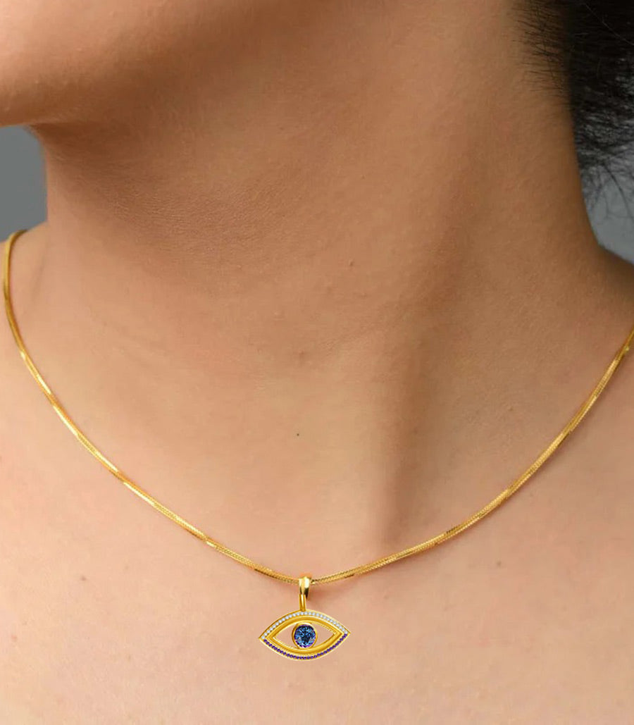 Gemsmantra The Evil Eye Pendant - view 2