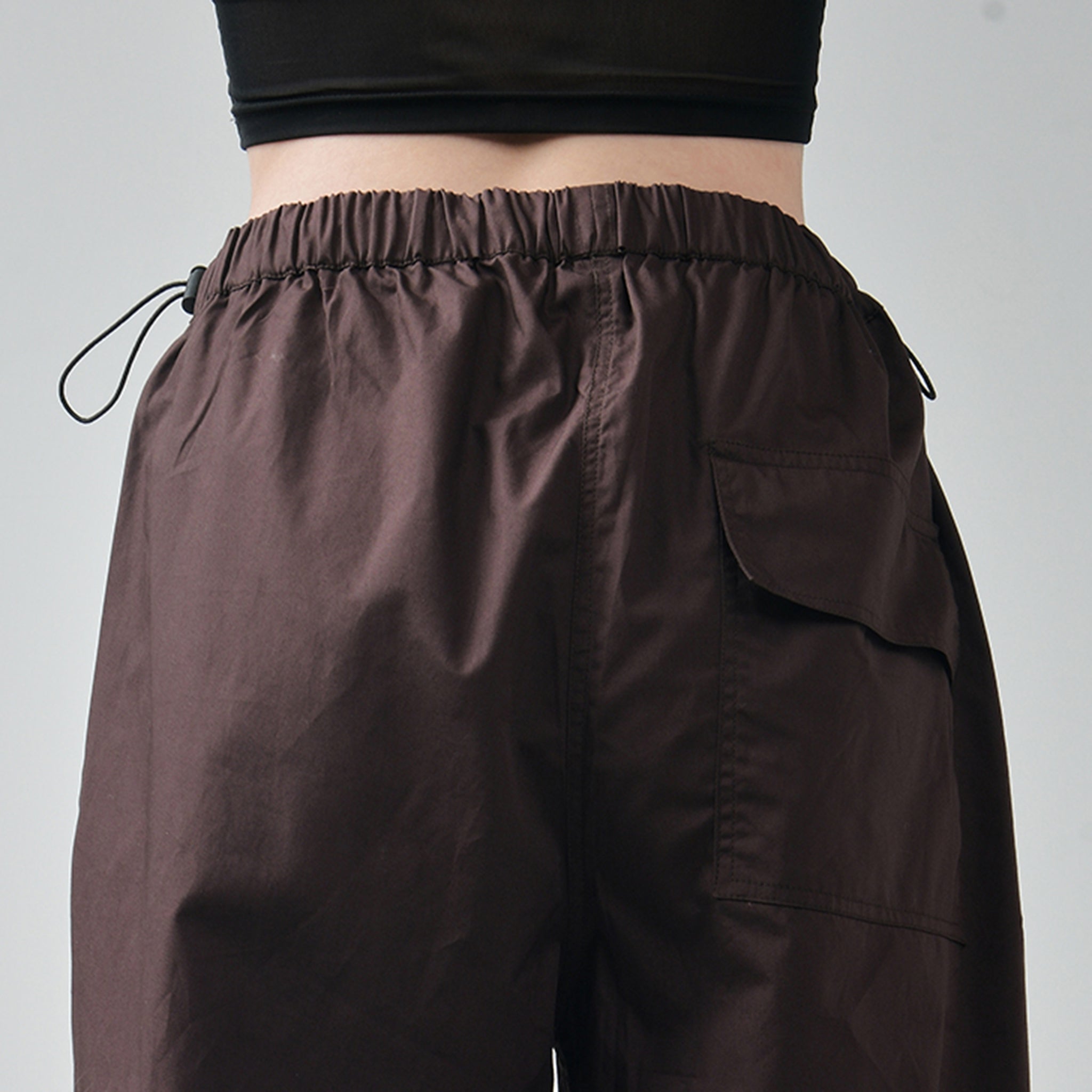 VSCO Brown Parachute Pants - view 5