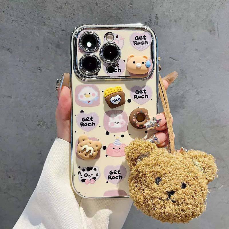Peeperly Cartoon Bear Doll Window Camera Case