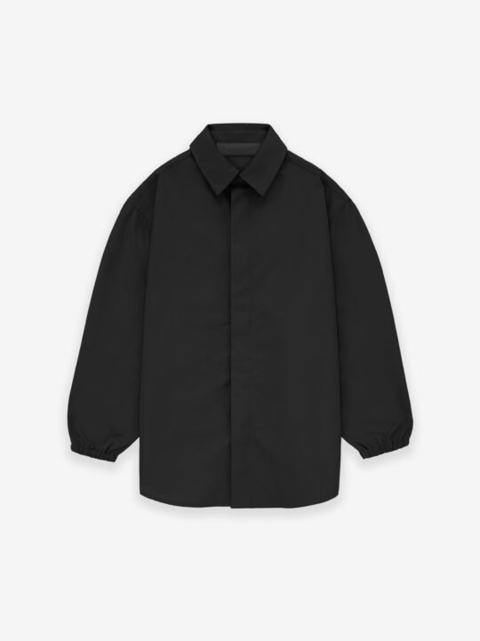 ESSENTIALS Kids Button Down Shirt – Jet Black