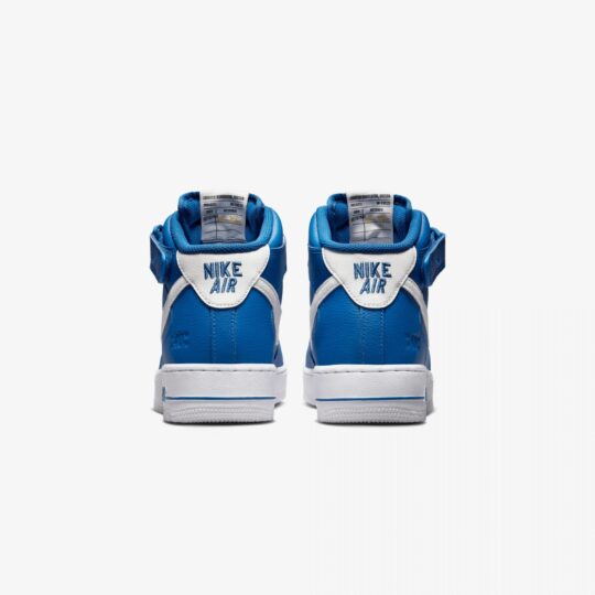 Nike | AIR FORCE 1 MID '07 LV8 { BLUE JAY/YELLOW OCHRE - view 2