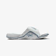 Jordan | HYDRO 4 RETRO { OFF WHITE/INDUSTRIAL BLUE-NEUTRAL GREY