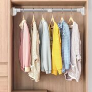 702f46 Drill-Free Clothes Drying Adjustable Rod 🦯