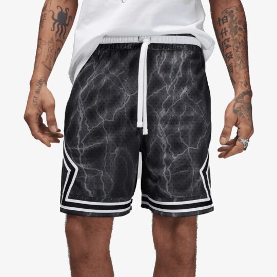 Jordan | DRI-FIT SPORT DIAMOND SHORTS { BLACK/WHITE/WHITE - view 2