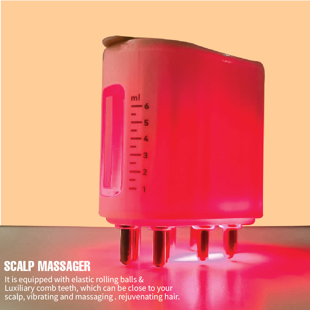 Cash on Delivery Available Upyogaa Red Light Therapy Electric Scalp Massager & Hair Oil Applicator | 1 Year Warranty - view 23