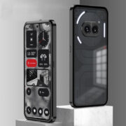 Million Cases Ultra Thin Metal Frame Glass Case - Nothing