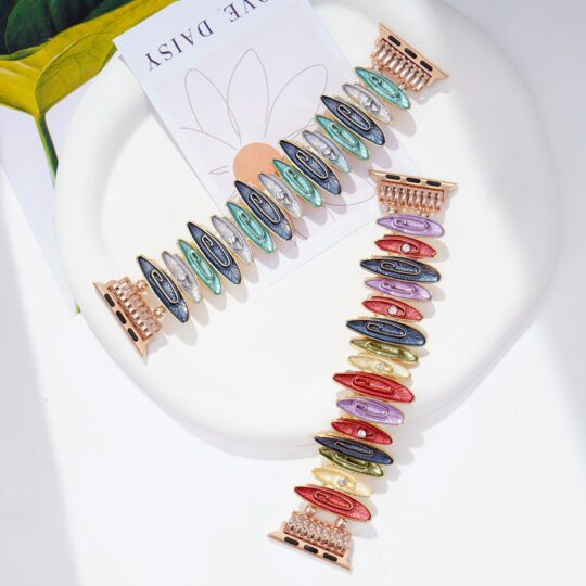 Peeperly Elegant Vibrant Alloy Bracelet for Apple Watch