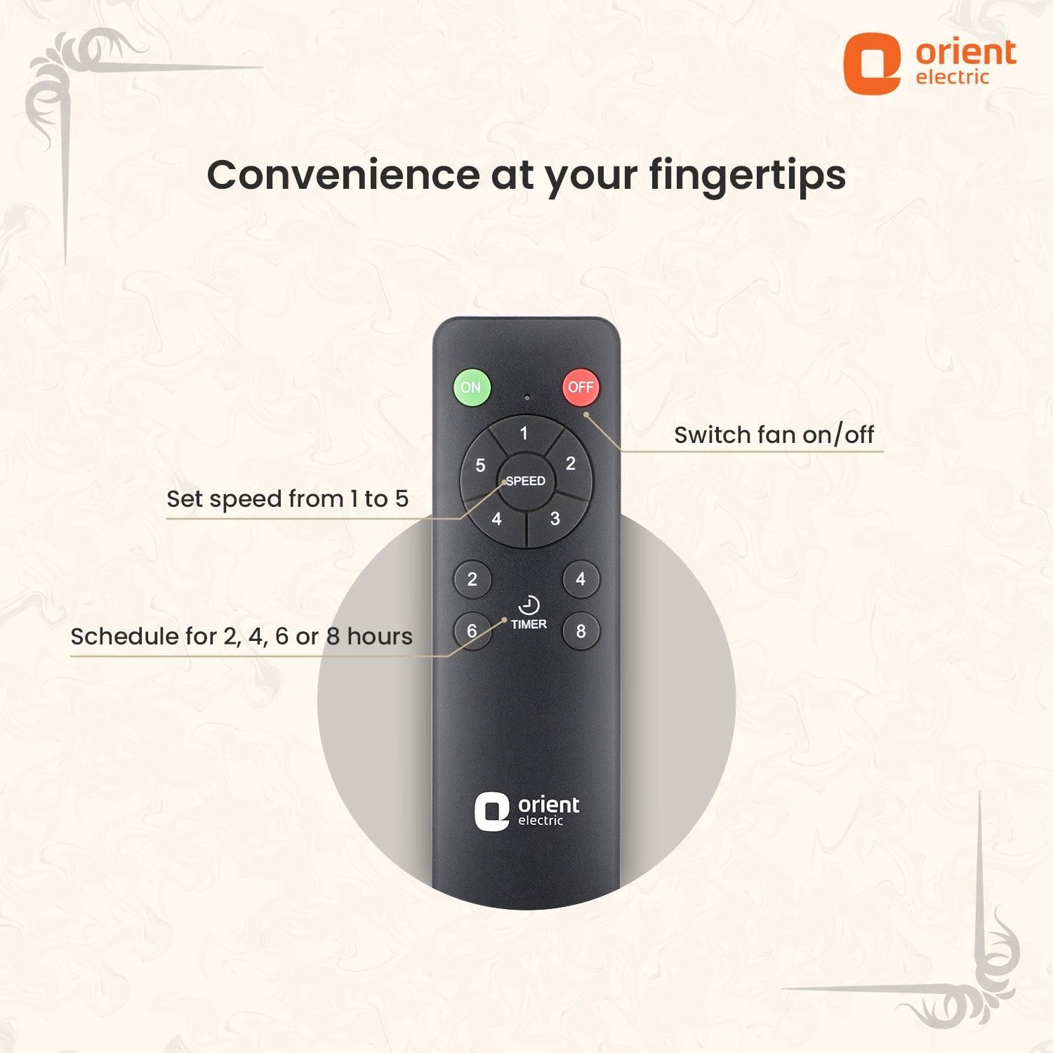 Orient Electric Subaris Royal Premium Ceiling Fan with Remote - view 11
