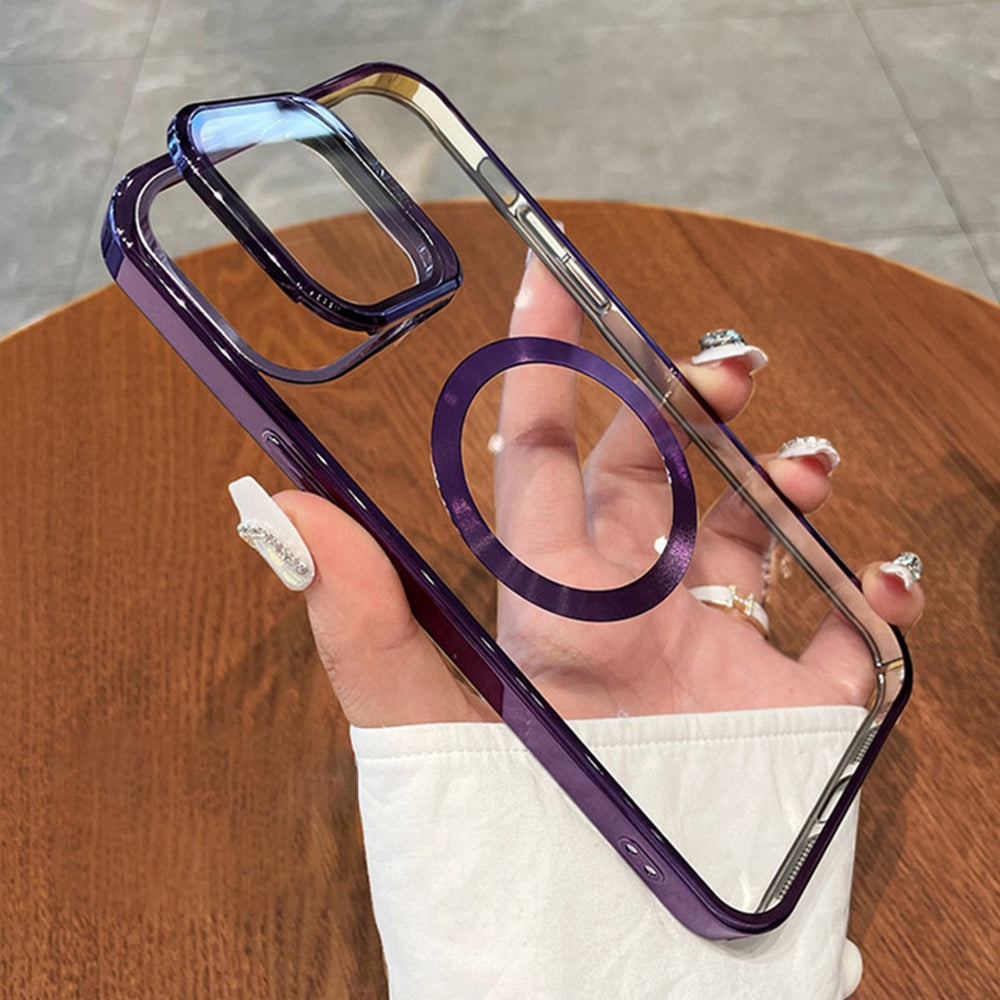Apple iPhone 14 Series Luxury MagSafe Camera Protector Stand Case - view 9