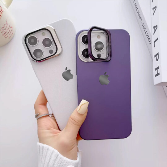 Apple iPhone 13 Series Clear Camera Protector Hidden Stand Logo Case - view 2