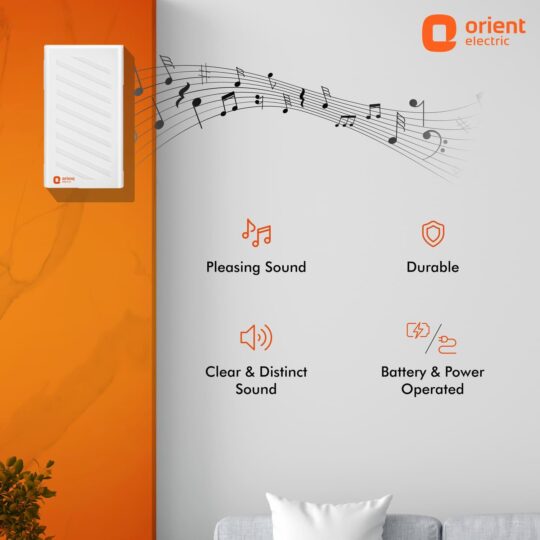 Orient Electric Choirs Wireless Door Bell for Home - view 2