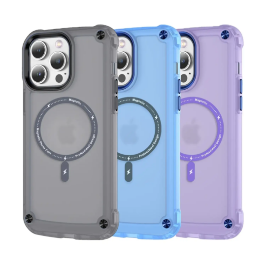 Apple iPhone 14 Series Wave Armor Matte Magsafe Shield Case