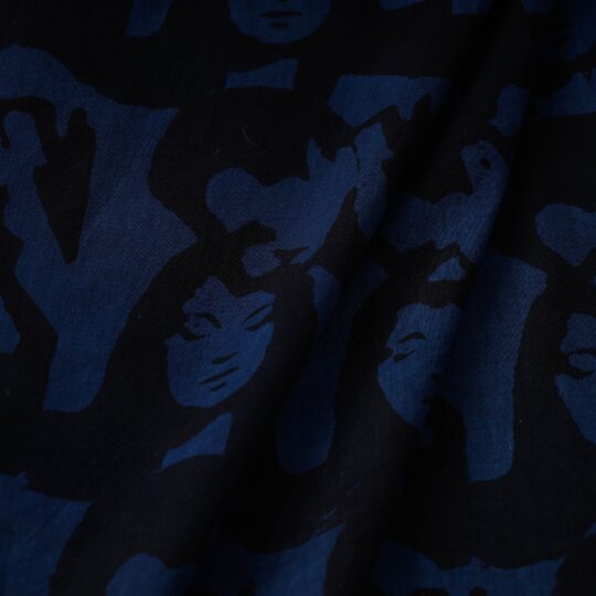 BINDAAS UNLIMITED Blue - Bindaas Cotton Hand Block Print Fabric - view 2