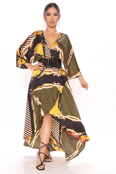 BlackTree Colette Satin Maxi Dress ..