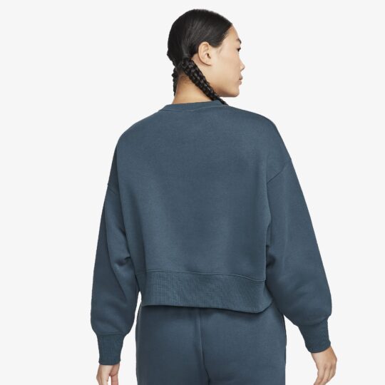 Nike | CREW-NECK FLEECE SWEATSHIRT { DEEP JUNGLE/KHAKI/CAMPFIRE ORANGE
