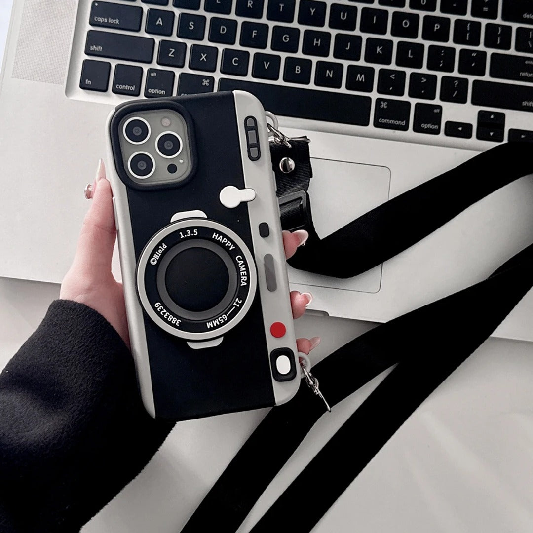 Peeperly Retro 3D Camera Phone Case with Lanyard - view 3