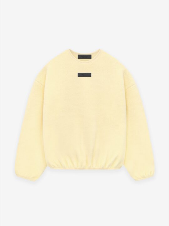 ESSENTIALS Polar Fleece Crewneck – Garden Yellow