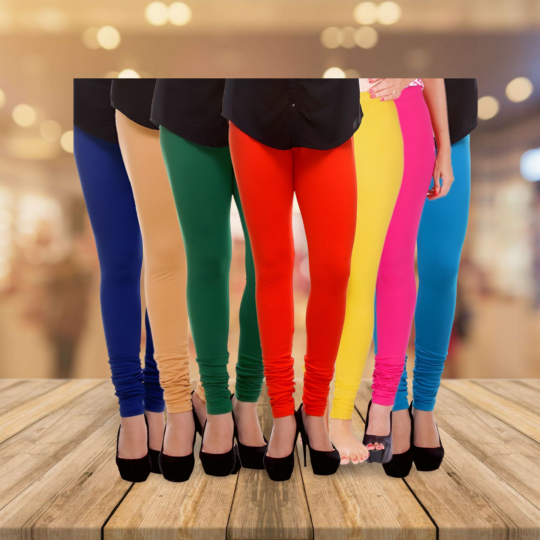 BlackTree Experience the Beauty of Diversity with Our Multicolored Leggings for Women. - view 2