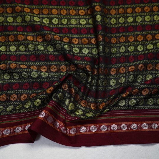 NOORI BAZAR Black - Multicolor - Khun Weave Cotton Blouse Piece 45 - view 2