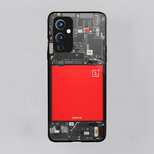 Design Phone Cases Oneplus Circuit X-Ray Interface Glass case