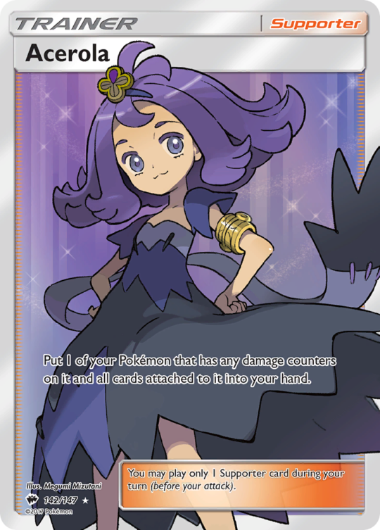 Rare ultra sm3-142 – Pokémon Acerola - 142/147 - Rare Ultra [sm3-142] [Ultra] - Acerola - 142/147 - Rare Ultra