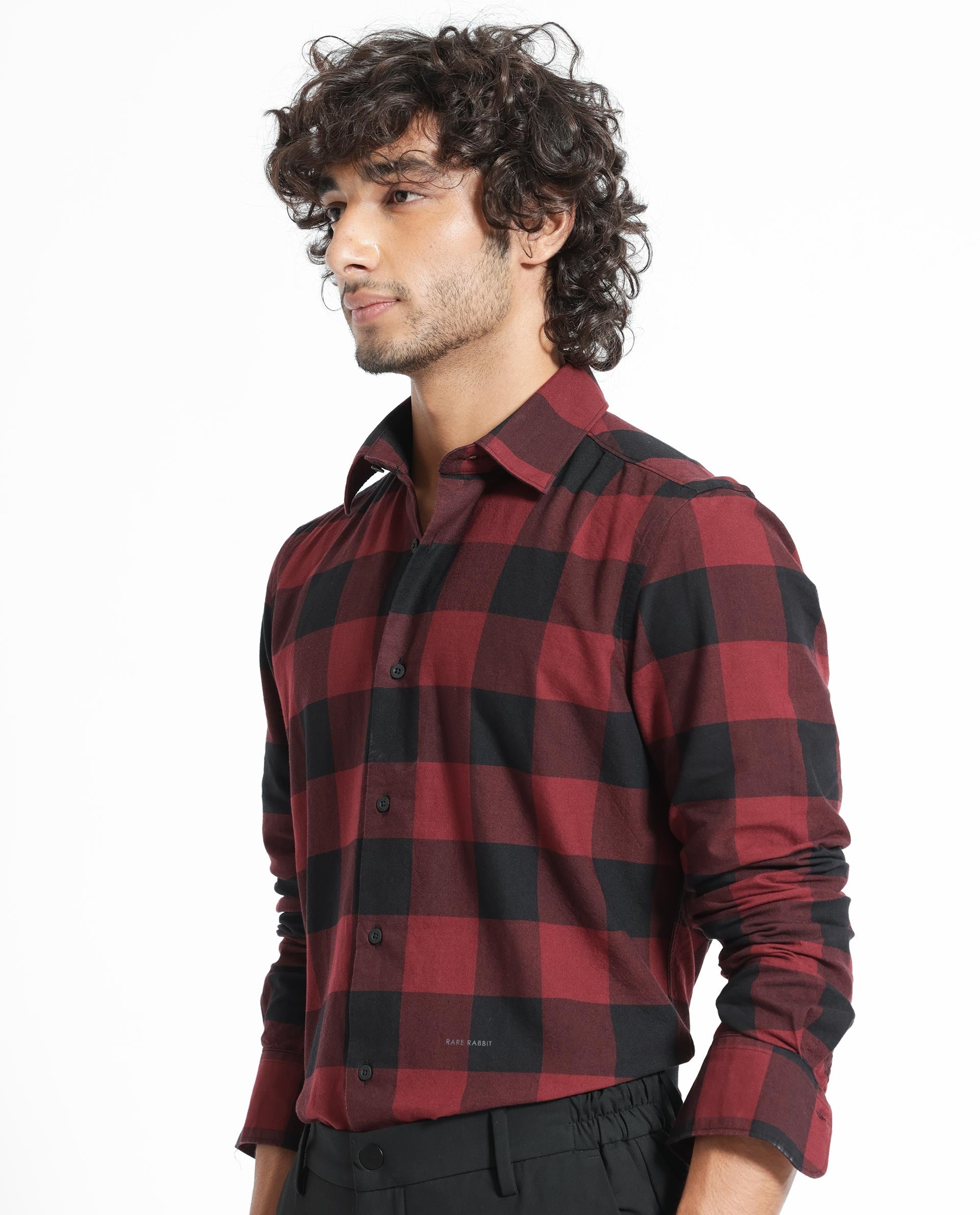 Rare Rabbit Men's Byre Multi Full Sleeves Checks Shirt - view 8