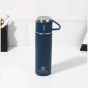 The Indus Valley Pro-hydro Stainless Steel Vacuum Insulated Flask with Drinking Mug Lid, Hot & Cold Bottle, 500 ml