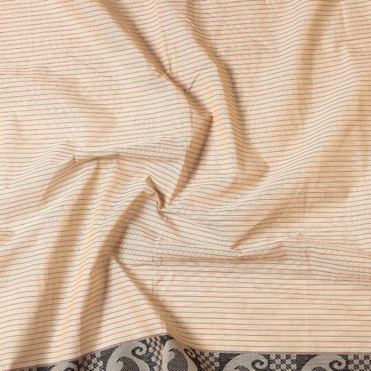 SOUTH KARGHA Beige - Kanchipuram Cotton Precut Fabric (1.2 Meter) - view 2