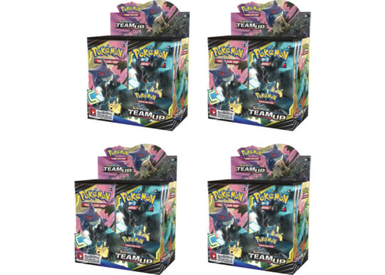 Pokémon 2019 Pokemon Sun & Moon Team Up Booster Box 4X Lot