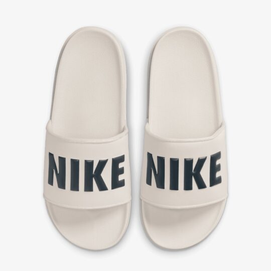 Nike | Offcourt Slides { Lt Orewood Brn/armory Navy-sail - view 2