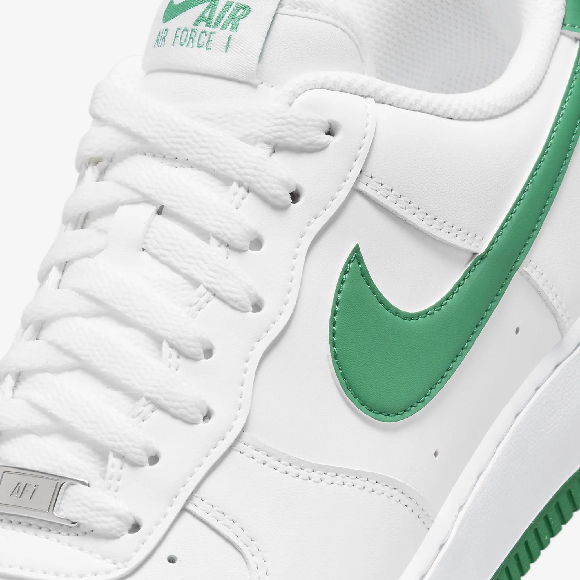 Nike | AIR FORCE 1 '07 { WHITE/MALACHITE-WHITE - view 4