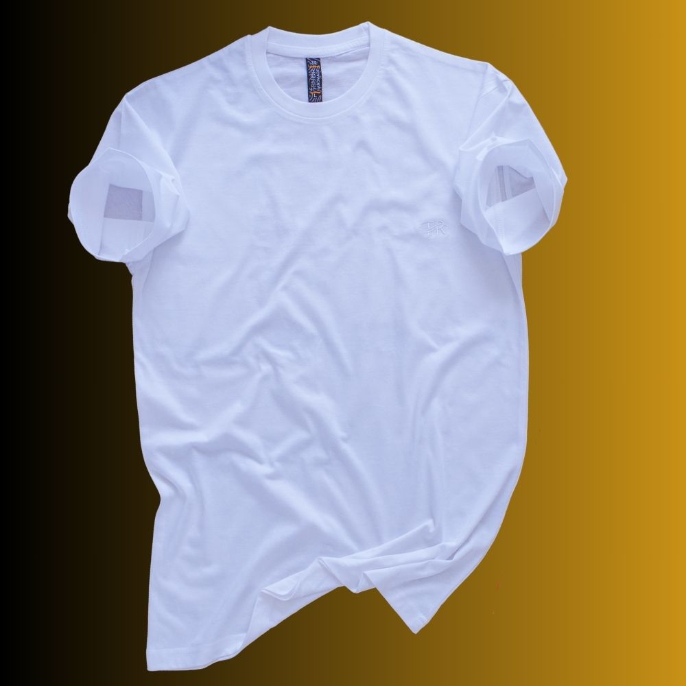 BlackTree (thhor Series) Round Neck White T-shirt
