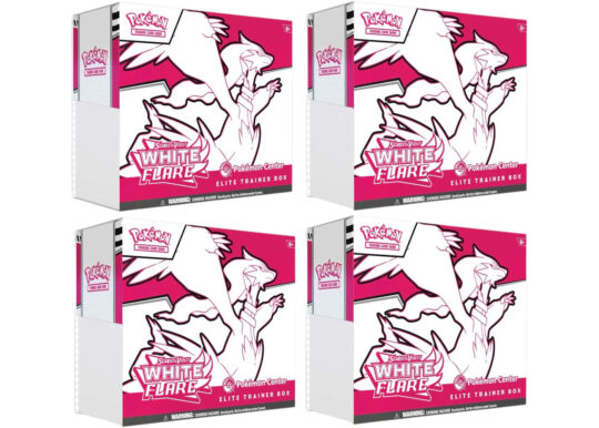 Scarlet violet white – 2025 Pokémon Scarlet & Violet White Flare Pokemon Center Elite Trainer Box 4x Lot