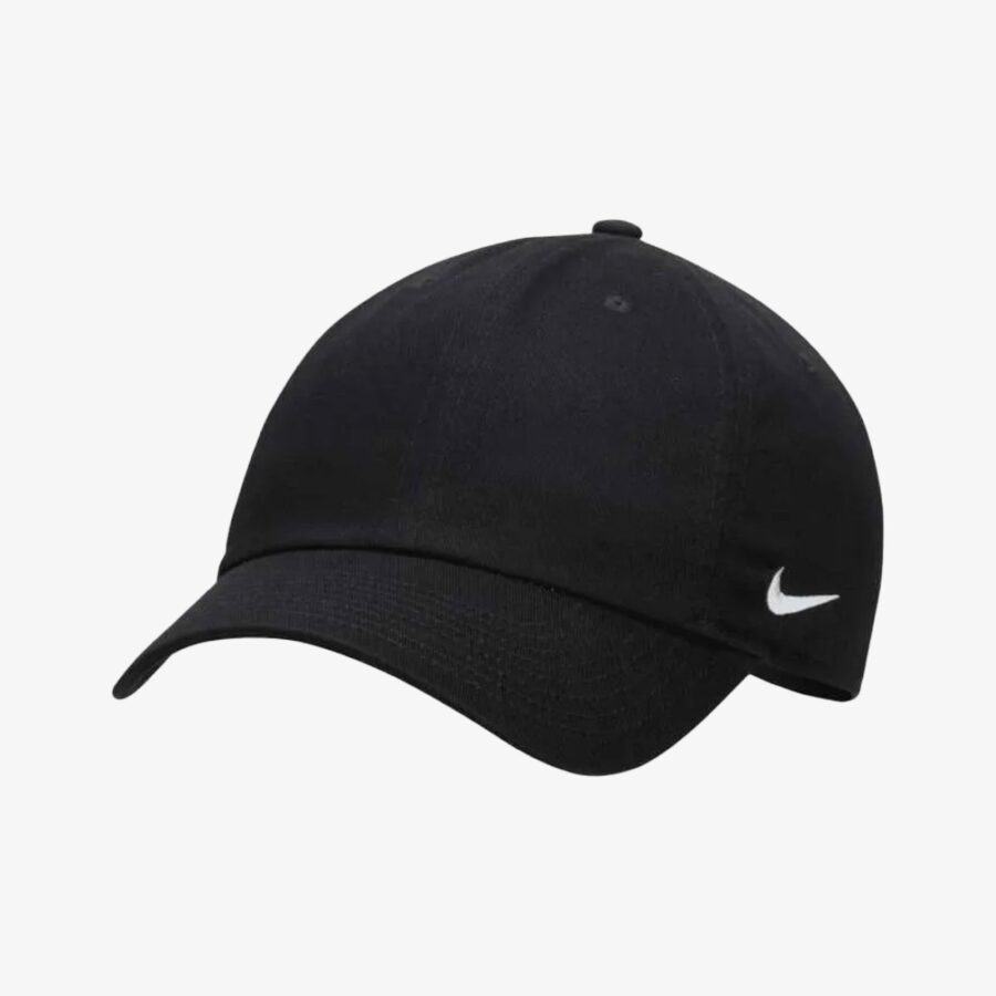 Nike | CLUB UNSTRUCTURED CAP { BLACK/WHITE