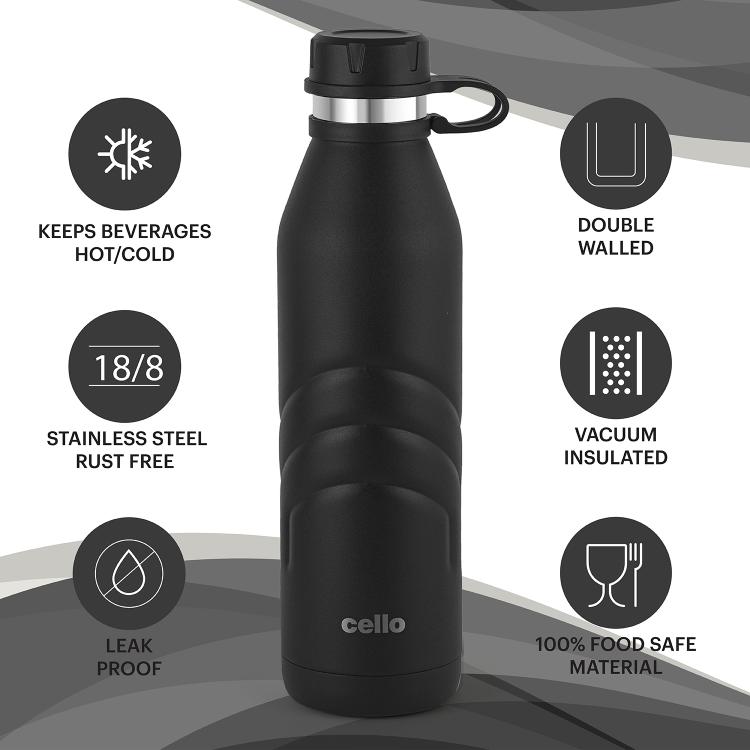Cello Duro Crown Flask, Vacusteel Water Bottle - view 16