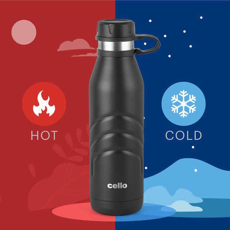 Cello Duro Crown Flask, Vacusteel Water Bottle - view 21