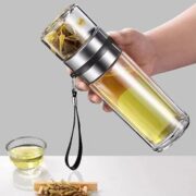 Cash on Delivery Available Upyoga Sense - Double-Wall Glass Tea Infuser-New