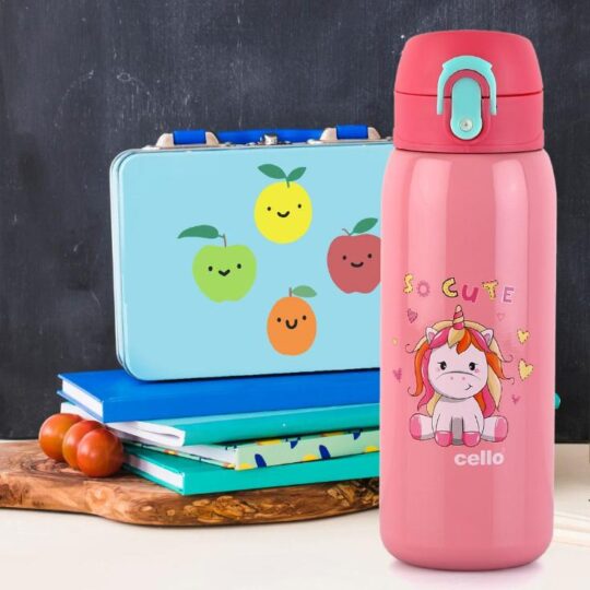 Cello Junior 475 Hot & Cold Stainless Steel Kids Water Bottle, 475ml - view 2