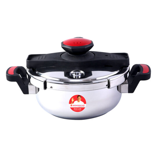 Wonderchef Renewed Easy Lock Stainless Steel 3L Outer Lid .