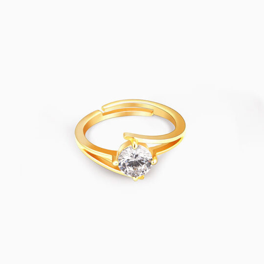 GIVA Jewellery Anushka Sharma Golden Gleam Dream Ring