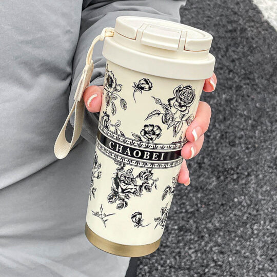 Peeperly Luxury Love Rose Floral Tumbler – No Color - view 2